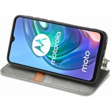 Yihang Boutique Motorola Moto G30 Deri Telefon Kılıfı (Yurt Dışından)