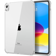 Five-E Apple iPad 10. Nesil 10.9 (2022) Antishock Köşe Korumalı Şeffaf Shockproof Esnek Kılıf A2696 A2757 A2777 A3162