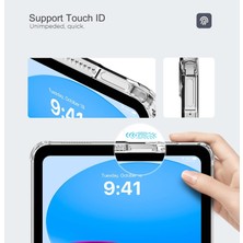 Five-E Apple iPad 10. Nesil 10.9 (2022) Antishock Köşe Korumalı Şeffaf Shockproof Esnek Kılıf A2696 A2757 A2777 A3162