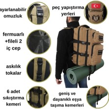 My Geppeto Bag Su Geçirmez Çok Gözlü Kampçı-Seyahat-Dağcı-Outdoor-Taktik Sırt Çantası