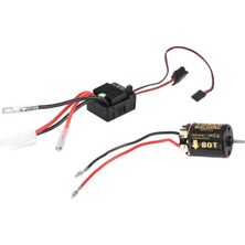 Danazeey 540 Fırçalı Motor 80 T ile 1060 Fırçalanmış Esc 60A 2-3 S Lipo Su Geçirmez Elektrikli Hız Kontrol Cihazı Rc 1/10 Paletli Araba Için (Yurt Dışından)