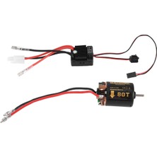 Danazeey 540 Fırçalı Motor 80 T ile 1060 Fırçalanmış Esc 60A 2-3 S Lipo Su Geçirmez Elektrikli Hız Kontrol Cihazı Rc 1/10 Paletli Araba Için (Yurt Dışından)