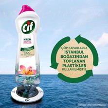 Cif Krem Yüzey Temizleyici Frezya ve Müge Çiçeği 750ml+Limon Kokulu 750ml+ Ulrta Hijyen 675ml