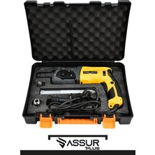 Assur Plus Extra Güçlü Pro Kırıcı Delici Darbeli Hilti Matkap 850 W Sarı