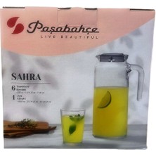 Paşabahçe Alanya Sahra Su Takımı Gri Kapak