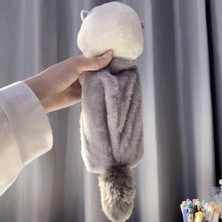 Liscop Heamor Sevimli ve Şifa Peluş Bebek Kalem Kutusu Yumuşak Hayvan Kırtasiye Çantası Çocuklar Kırtasiye Çantaları Çok Fonksiyonlu Tasarım Cömert Kapasite (Yurt Dışından)