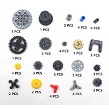 Liscop 49 Adet/grup Teknik Serisi Parçalar Araba Modeli Yapı Taşları Set ile Uyumlu Çocuk Erkek Oyuncak Tuğla Dişliler (Yurt Dışından)