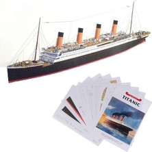 Liscop 1:400 Dıy El Sanatları Titanic Gemi 3D Kağıt Modeli Setleri Oyuncaklar (Yurt Dışından)