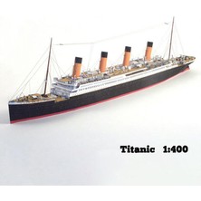 Liscop 1:400 Dıy El Sanatları Titanic Gemi 3D Kağıt Modeli Setleri Oyuncaklar (Yurt Dışından)