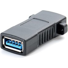 Liscop USB 3.0 Tip A Dişi - Dişi Konnektör Uzatma Kablosu Adaptörü, Sabitleme Delikli (Yurt Dışından)