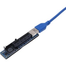 Liscop Karta Ekle Pcı Express USB 3.0 Adaptör Yükseltici Genişletici Pcıe Yükseltici Kart USB 3.0 Pcı-E Sata Pcı E Yükseltici Pcı Express X1 - X4 Yuvası (Yurt Dışından)