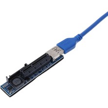 Liscop Karta Ekle Pcı Express USB 3.0 Adaptör Yükseltici Genişletici Pcıe Yükseltici Kart USB 3.0 Pcı-E Sata Pcı E Yükseltici Pcı Express X1 - X4 Yuvası (Yurt Dışından)