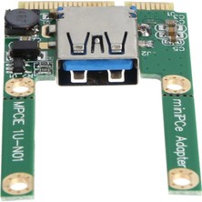 Liscop Mini Pcı-E USB 3.0 Pcı Express Adaptör Genişletme Kartı Dizüstü Bilgisayar Pcı Express Pcıe USB 3.0 Dönüştürücü Yükseltici Kart Adaptörü Pc Için (Yurt Dışından)