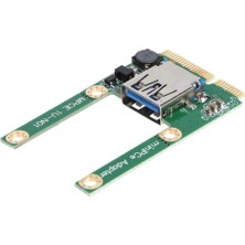 Liscop Mini Pcı-E USB 3.0 Pcı Express Adaptör Genişletme Kartı Dizüstü Bilgisayar Pcı Express Pcıe USB 3.0 Dönüştürücü Yükseltici Kart Adaptörü Pc Için (Yurt Dışından)