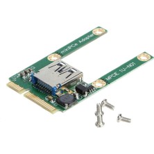 Liscop Mini Pcı-E USB 3.0 Pcı Express Adaptör Genişletme Kartı Dizüstü Bilgisayar Pcı Express Pcıe USB 3.0 Dönüştürücü Yükseltici Kart Adaptörü Pc Için (Yurt Dışından)
