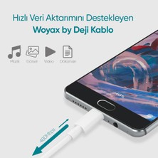 Woyax by Deji General Mobile GM 5 Plus Uyumlu Hızlı Şarj Aleti Seti 18W QC 3.0 Type-C