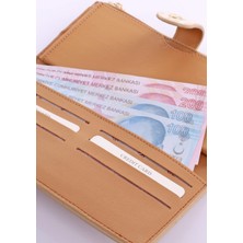 Getcho Delmare Monogram Kadın Fermuarlı ve Çıtçıtlı Cüzdan