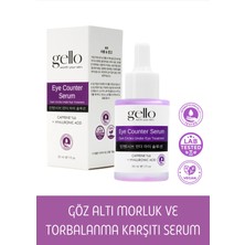 Gello Göz Altı Torba ve Morlukları & Koyu Halka Karşıtı Serum ( Caffeine %6 + Hyaluronic Acid )