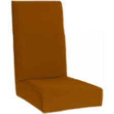 Miabella Home Mr. Stock  Kadife Likralı ve Desenli Sandalye Kılıfı 6 Lı.  8972