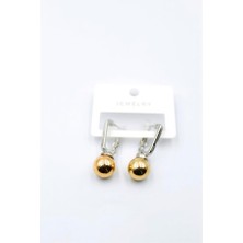 Öfi Top Küpe - Altın