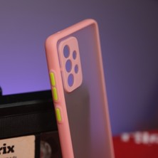 Lara By Afk Lux Samsung Galaxy A72 Pembe  Uzun Ömürlü Yumuşak  Silikon Kılıf