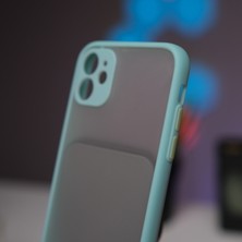 Lara By Afk Lux Apple iPhone 11 Turkuaz Uzun Ömürlü Yumuşak  Silikon Kılıf