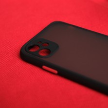 Lara By Afk Lux Apple iPhone 11 Siyah Uzun Ömürlü Yumuşak  Silikon Kılıf