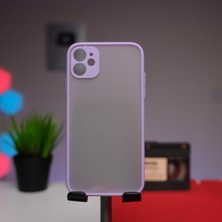 Lara By Afk Lux Apple iPhone 11 Lila Uzun Ömürlü Yumuşak  Silikon Kılıf