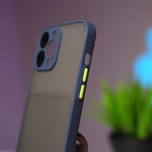 Lara By Afk Lux Apple iPhone 12 Pro Max Lacivert Uzun Ömürlü Yumuşak  Silikon Kılıf