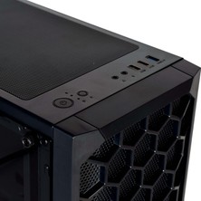 Revenge X-Drive 4 Adet Rgb Fanlı Mesh Panel Gaming Oyuncu Kasası (Psu Yok)