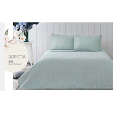 Taç Jakar Çift Kişilik Pike Takımı Doretta Mint