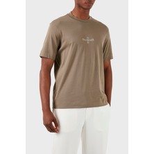 Emporio Armani Pamuklu Regular Fit Bisiklet Yaka T Shirt Erkek T Shirt 3D1TH3 1jocz 04B5