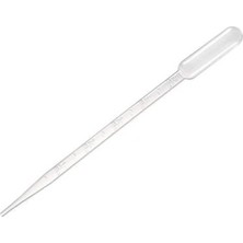 Labor Teknik Pastör Pipet 3 ml Plastik - 10 Adet/poşet