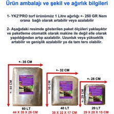 eBarakat 20 Lt YK2PRO Perlit ile Torf. Bitki, Çiçek, Sebze, Tohumu Icin Torf, Toprak