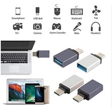 I-Stone MD104 Type C USB 3.1 To USB 3.0 Dönüştürücü Otg Çevirici Adaptör Metal Macbook, iPad Air 2020, iPad Pro, Surface Pro, Xps ve Daha Fazlası ile Uyumlu- USB To USB C Adapter, Up 5gbps