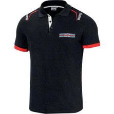 Sparco Martini Racing Polo Embroıderıes Siyah T-Shirt S Beden