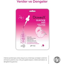 Derminix Glikolik Asit Gözenek Sıkılaştırıcı ve Sivilce İzi Giderici Yüz Kağıt Maskesi