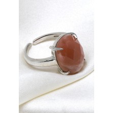 Alibaba Doğaltaş Güneş Taşı Doğal Taş Yüzük