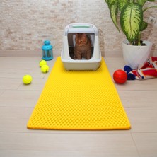 Paspas Car 50X110 cm Kedi Tuvalet Önü Paspası Sarı