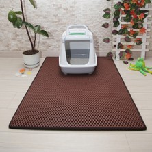 Paspas Car 80X110 cm Kedi Tuvalet Önü Paspası Açık Kahve