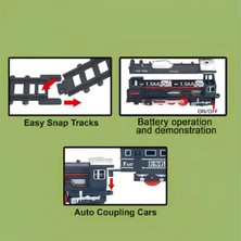 Oyuncak Klasik Tren Seti 19 Parça