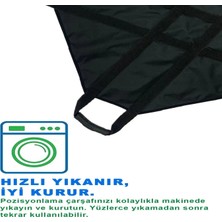 Benlife Yatakta Taşıma Koltuğu Döndürme Aparatı, 4 Ergonomik Kayışlı Hasta Yardımı Ekipmanı