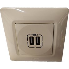 Legrand 767494 Salbei Bej USB Şarj Prizi