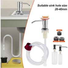 Xiaobaoyu H-Home Mutfak Sıvı Sabunluk Pompaları Donanım Aracı Banyo Armatür Lavabo Sıvı Sabunluk Pompası Dahili Aksesuarlar Aracı (Yurt Dışından)