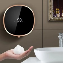 Xiaobaoyu Siyah-Akıllı Sabunluk 280ML Fotoselli Hareket Sensörü Yıkama El Cihazı 1200MAH Duvara Monte Sıvı Sabunluk (Yurt Dışından)