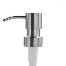 Xiaobaoyu F-Premium 304 Paslanmaz Çelik Sabun Pompası Sıvı Losyon Dispenseri Yedek Kavanoz Tüp Gümüş Banyo Uzatma Tüpü Nakliye (Yurt Dışından)