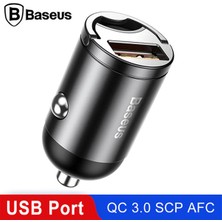 Ally Baseus Tiny Star Mini Quick Şarj USB Port 30W Hızlı Araç Şarj Cihazı