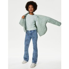 Marks & Spencer Kelebek Desenli Flared Fit Jean Pantolon (6-16 Yaş)