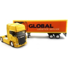 Welly Scania R730 1:64 25 cm Diecast Metal Çıkarılabilir Dorseli Tır