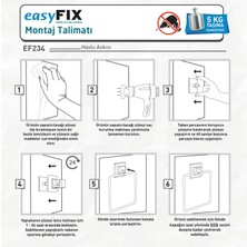 Teknotel Easy Fix Kare Havluluk